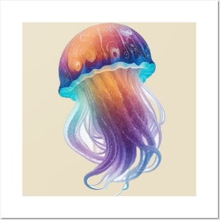 Jellyfish Splash Posters and Art